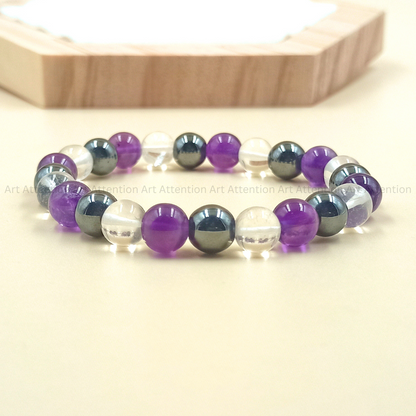 Aquarius Zodiac Crystal Bracelet