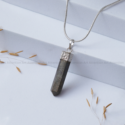 Pyrite Pencil Pendant