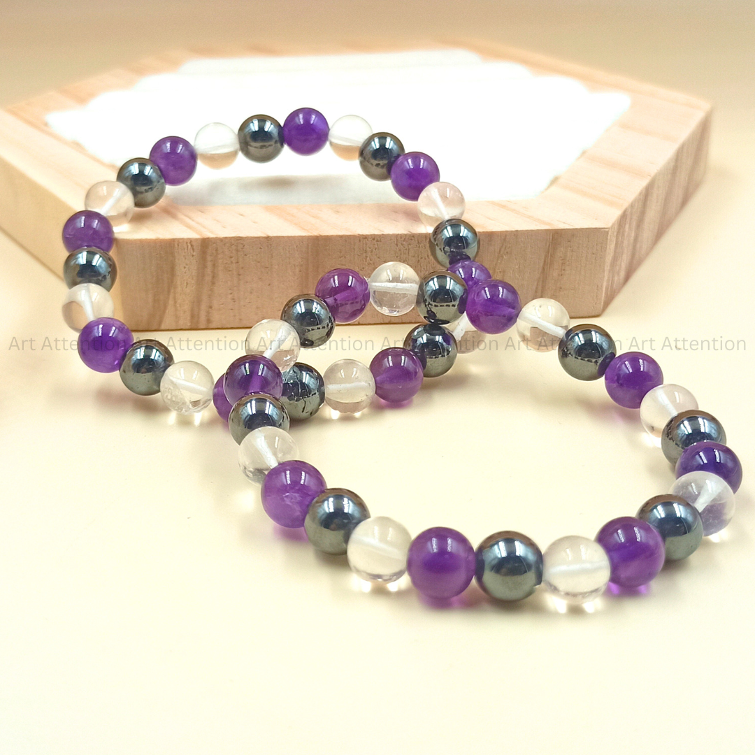 Aquarius Zodiac Crystal Bracelet