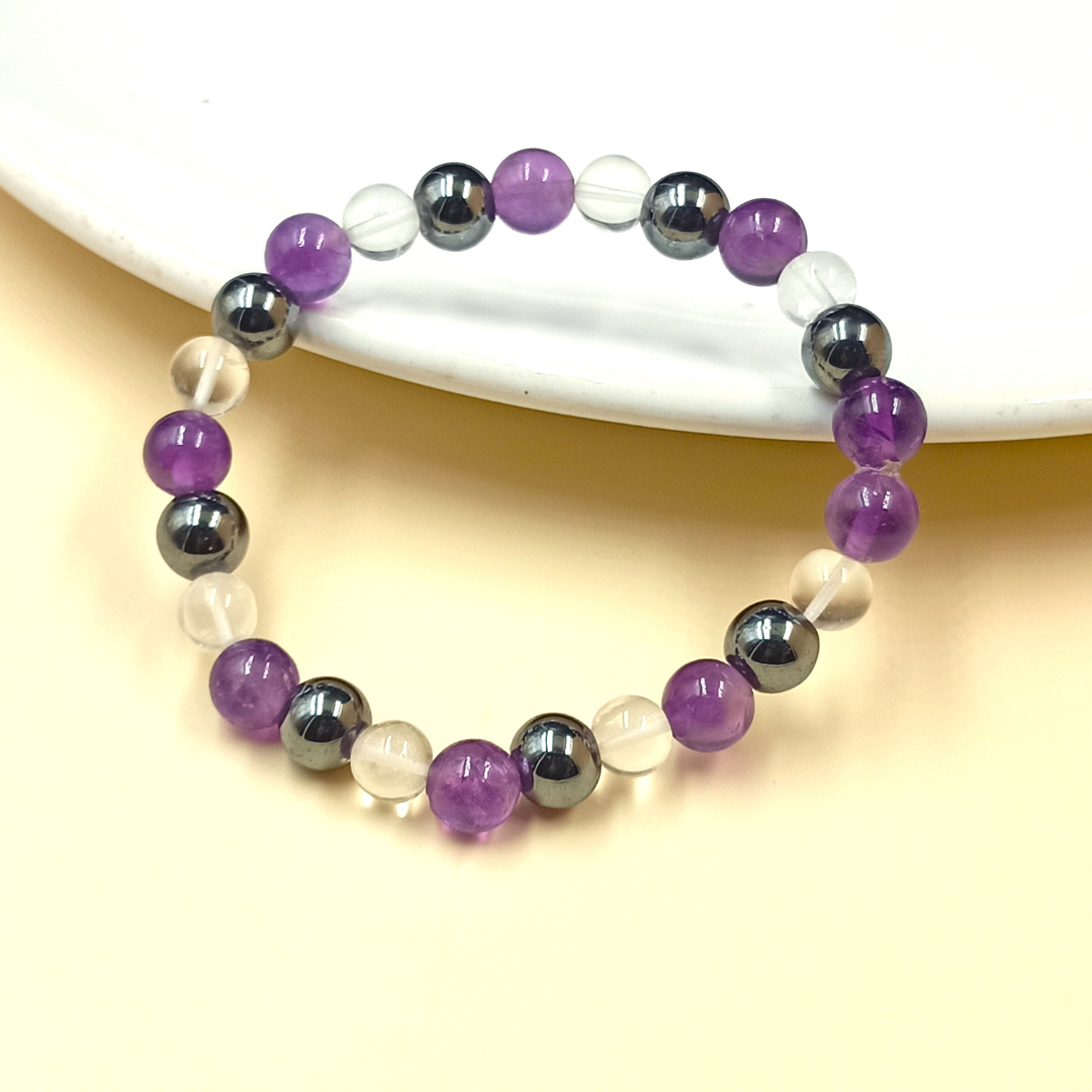 Aquarius Zodiac Crystal Bracelet