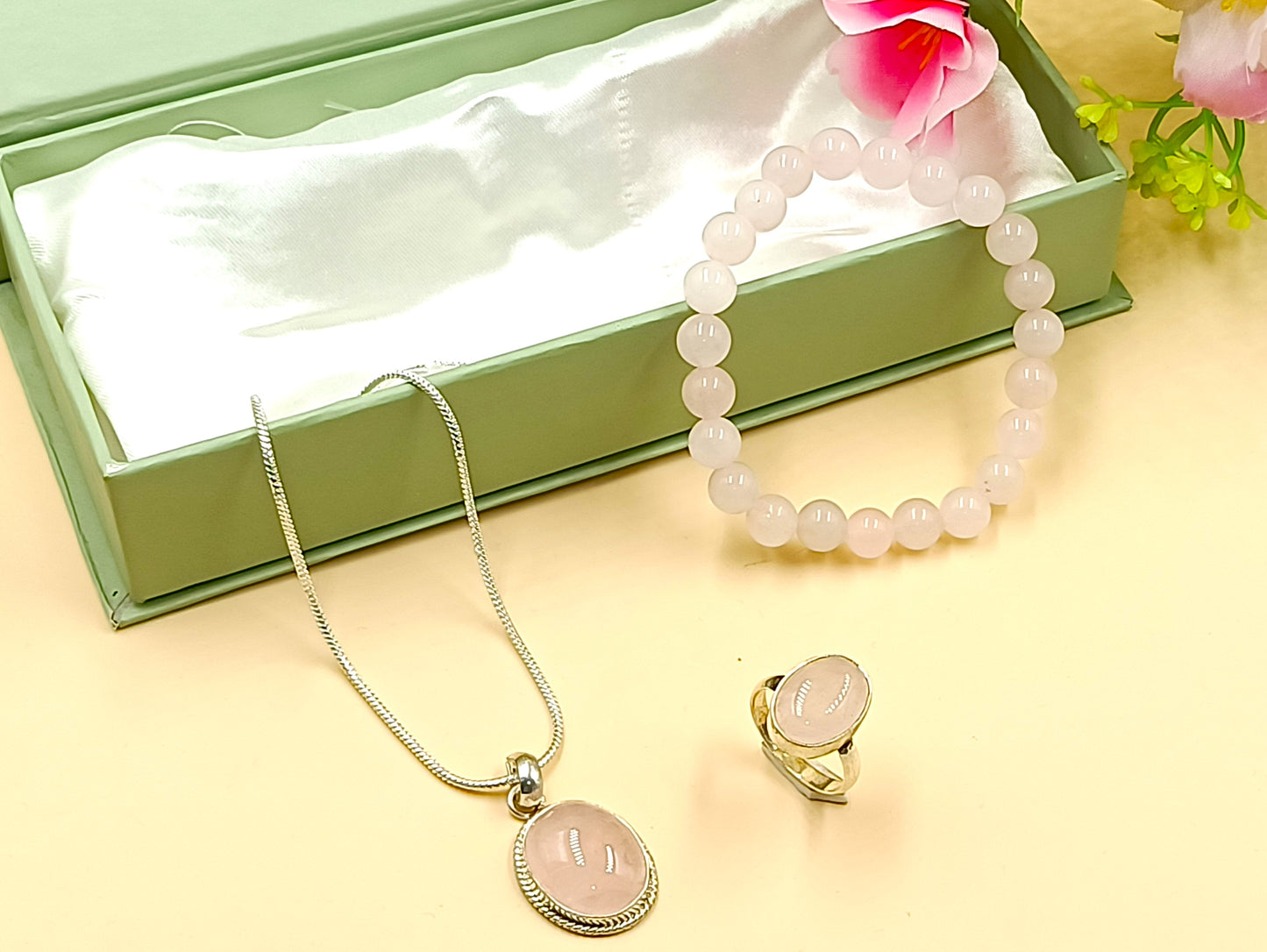 Rose Quartz Set