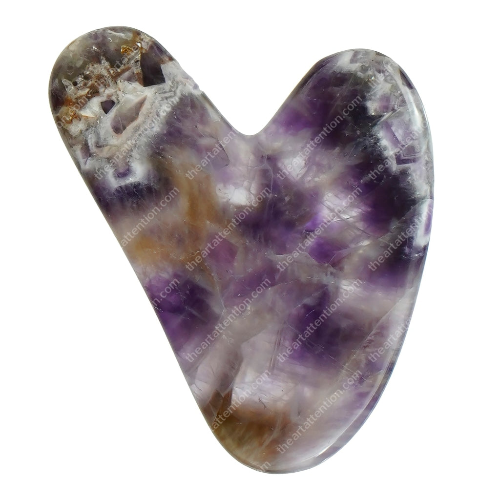 Amethyst Gua Sha Massage Stones