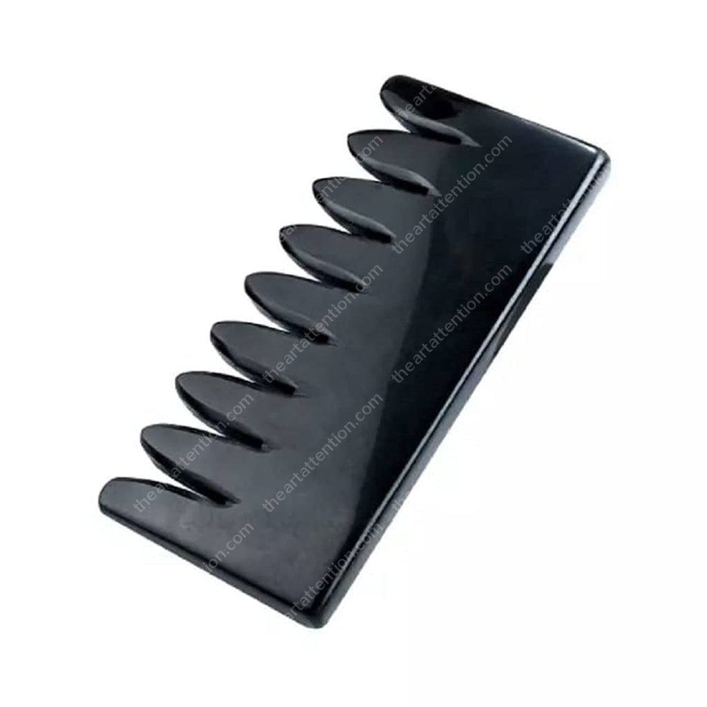 Black Obsidian Crystal Comb 5 Inches Massage Stones